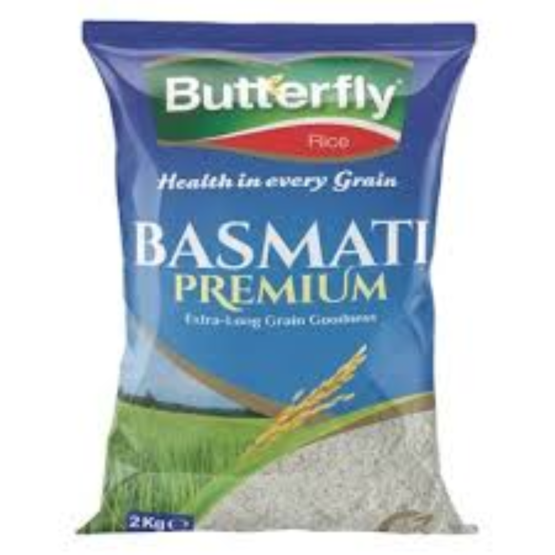 BUTTERFLY RICE BASMATIC PREMIUM 2KG